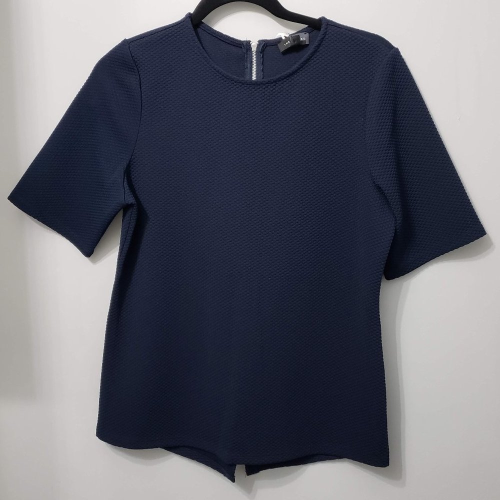 The Limited Professional Navy Blouse Top